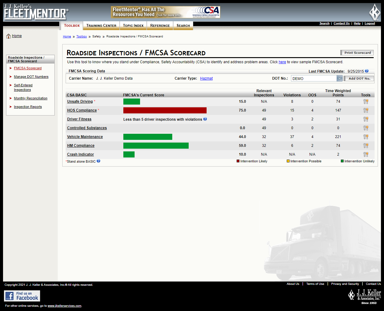 FleetMentor BASIC Summary