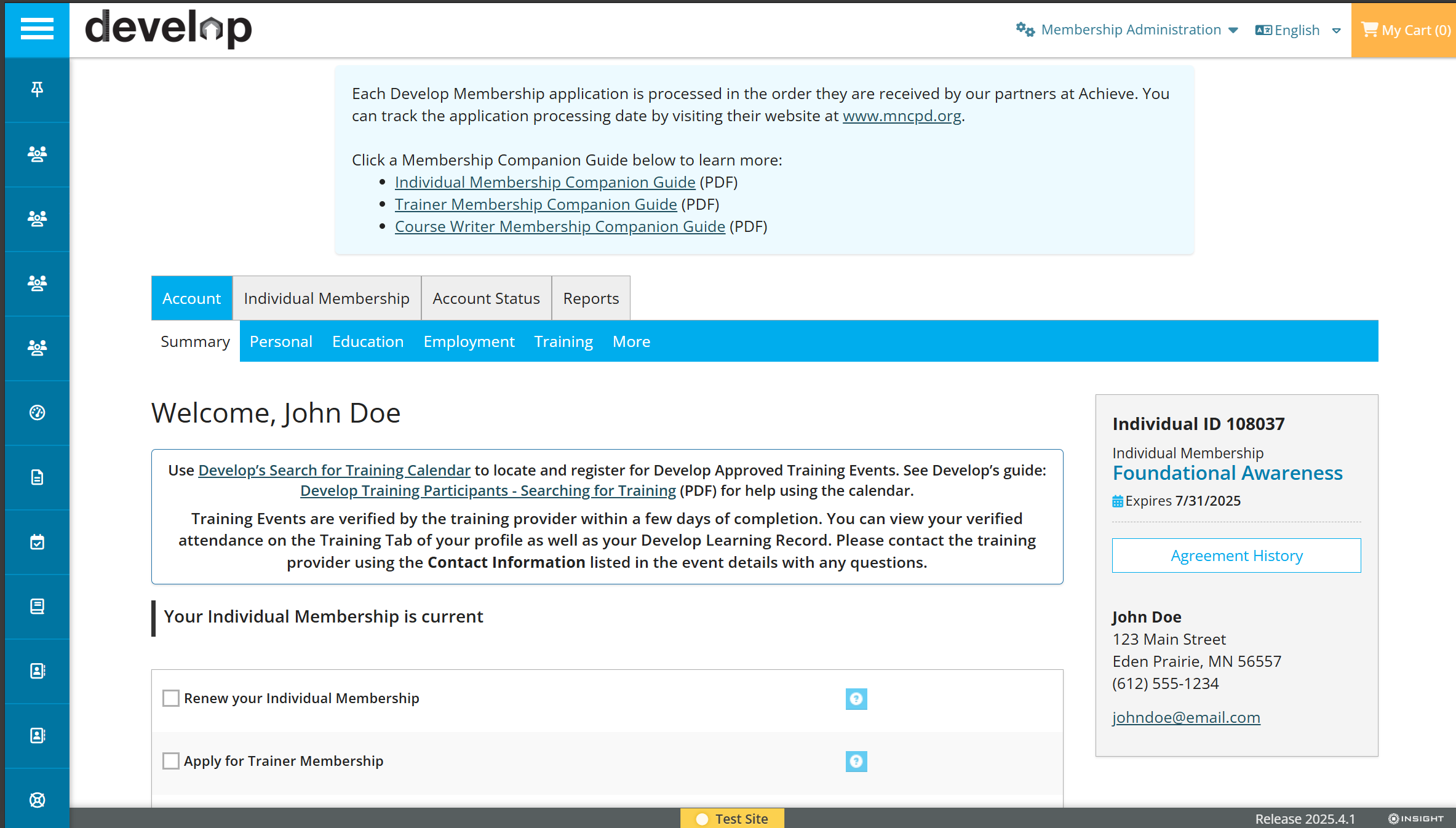 v6 User Profile