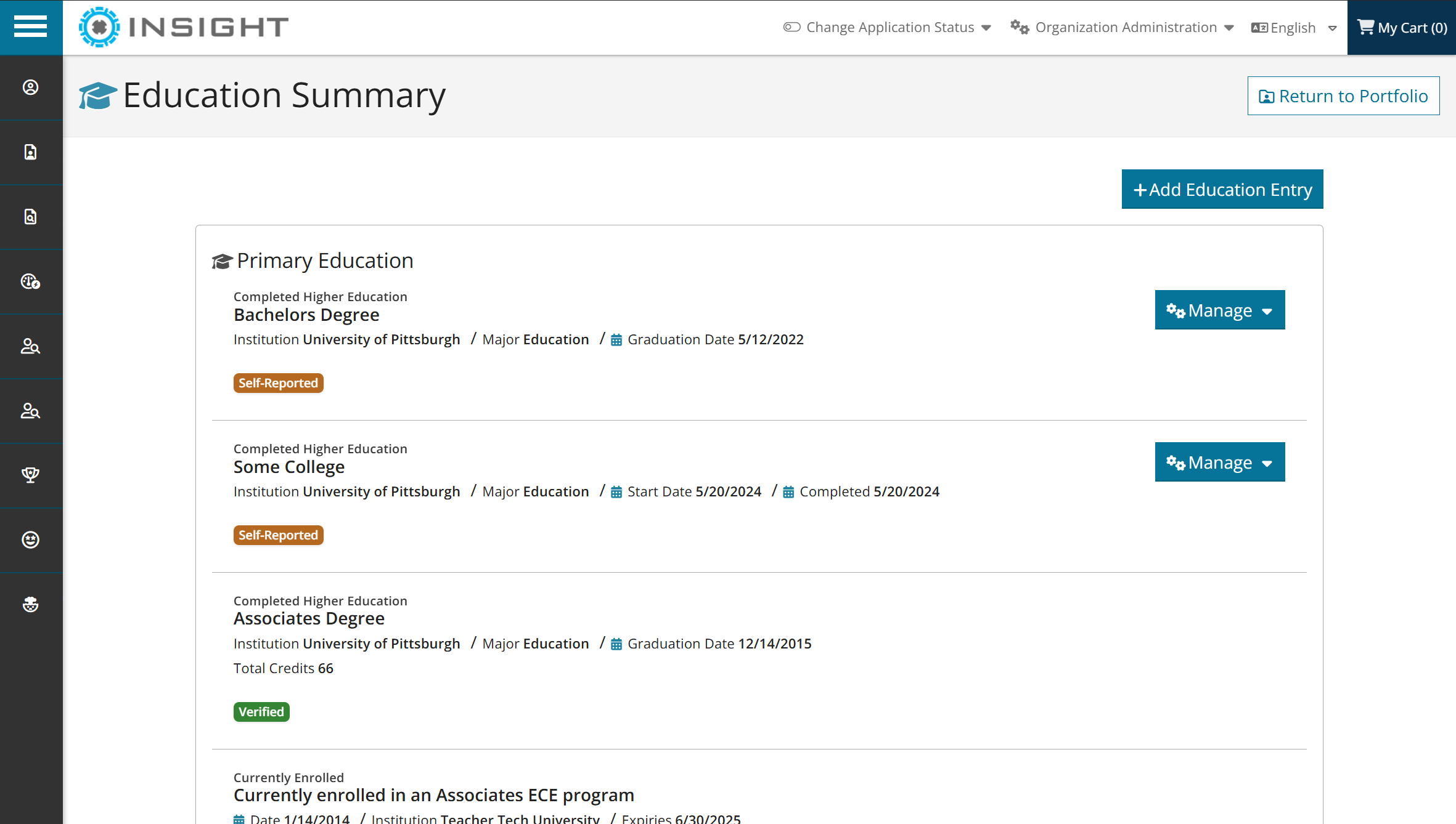 Registry v7 education