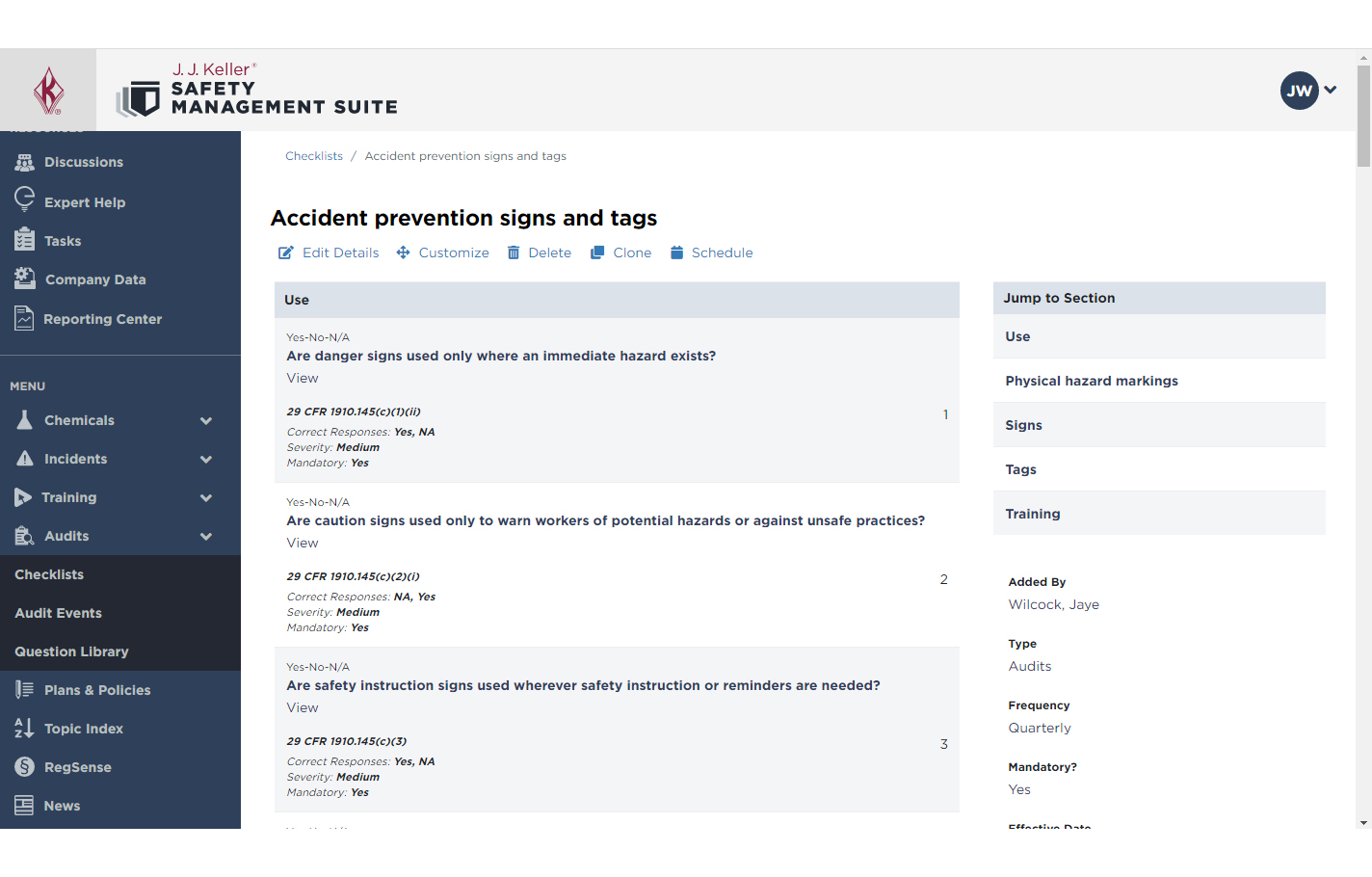 Checklist Builder