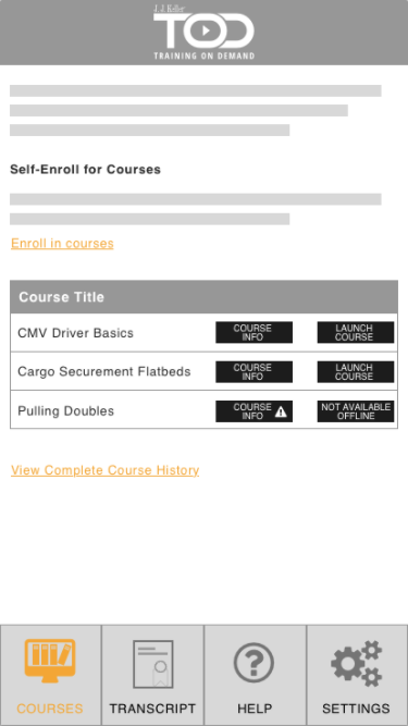 Bottom navigation variation tested with users